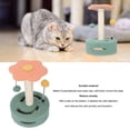 thumbnail image 4 of 14in Cat Scratching Post Durable Sisal Scratcher Multifunctional Activities, Adorable Cat Toy With Climbing Frame Toy, Cat Scratcher, 4 of 8