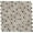 Moka, variant on Pixie Wave Blue 3/4-in Penny Round Fabric Look Matte Glass Mosaic Wall and Floor Tile