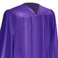 thumbnail image 3 of Endea Graduation Shiny Purple Graduation Gown, 3 of 8