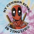 thumbnail image 2 of Men's Marvel Deadpool My Common Sense Is Tingling Distressed  Graphic T-Shirt, 2 of 4