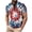 ZL-Multicolor 4th of july tshirts men, variant on Jessboyy Mens Tie Dye Printed 4th of July T Shirts Casual Button up Short Sleeve Henley Shirt Independence Day Patriotic T-shirts Loose Graphic Tees Multicolor,XXXXL