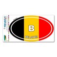 thumbnail image 1 of Belgium Country Flag - B Euro Oval Flag MAG-NEATO'S(TM) Car/Refrigerator Magnet, 1 of 1