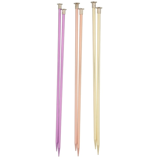 Boye Anodized Aluminum Size US 6/7/8 Knitting Needle Set, 1 Each