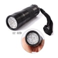 thumbnail image 4 of Jinsinto 12LED purple flashlight fluorescent 12UV uv flashlight ticket inspection fluorescent, 4 of 5