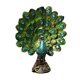 thumbnail image 5 of Estatua de pavo real, escultura animal de resina, adorno de mesa coleccionable para dormitorio Tail extendida, 5 of 9