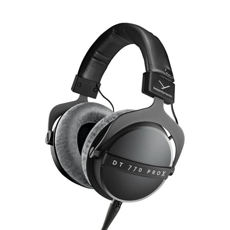 Beyerdynamic DT 770 Pro X Over-Ear Studio Wired Headphones for Recording and Monitoring (Closed) with Detachable Cable Handmade in Germany (48 Ohms, Black)