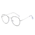 thumbnail image 5 of Gafas de miopía con forma de oreja de gato y espejo plano antiluz azul para mujer, estilo niña, bonitas gafas de miopía con forma de ojo de gato y espejo terminado, 5 of 5