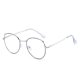 thumbnail image 5 of Gafas de miopía con forma de oreja de gato y espejo plano antiluz azul para mujer, estilo niña, bonitas gafas de miopía con forma de ojo de gato y espejo terminado, 5 of 5