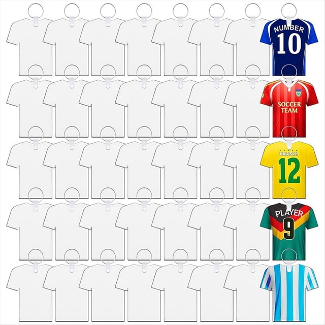 120 Piezas Llaveros en de SublimacióN Llaveros en de Transferencia de de Doble Cara Llaveros de MDF Llaveros en de SublimacióN de FúTbol