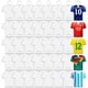 thumbnail image 1 of 120 Piezas Llaveros en de SublimacióN Llaveros en de Transferencia de de Doble Cara Llaveros de MDF Llaveros en de SublimacióN de FúTbol, 1 of 5