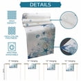 thumbnail image 6 of Teal Blue Coastal Table Runner 70 Inches, Summer Beach Nautical Coral Starfish Bed Runner Dresser Scarves Tabletop for Indoor Outdoor Parties/Ceremony/Banquet, 13" x 70", 6 of 9