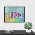 thumbnail image 5 of My Lit-tle Pony Diamond Arts Kits for Adults Diamond Art Gem Art Painting Full Drill Round Art Gem Painting Kit for Home Wall Decor 12"x16", 5 of 8