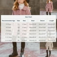 thumbnail image 3 of Girls Coat Notched Collar Wool Blend Long Trench Coat Winter Warm Peacoat Dress Coat with Pockets Beige 13-14 Years, 3 of 7
