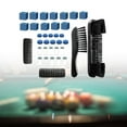 thumbnail image 3 of Billiards Pool Table Brush Cleaning Tools Comfortable Gripping Portable Slip on Pool Cue Tip Durable Cue Chalk Table Billiards Accessories Black, 3 of 8