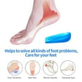 Heel Pads for Shoes, Gel Heel Cup, Height Increase Insoles, Heel Lift