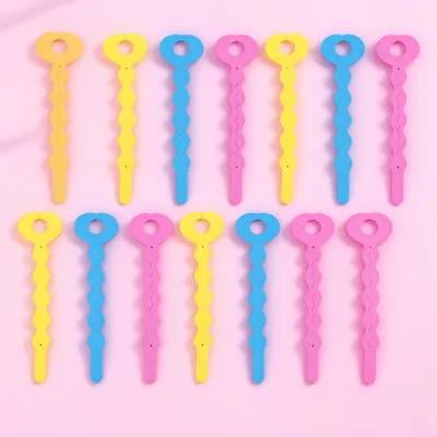 WRISTBIQUE 24Pcs Hair Curling Curlers Curler Sponge Assorted Color Women