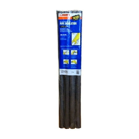 THERMWELL PRODUCTS 4-Pack 3-Ft. Pre-Slit Foam Pipe Insulation