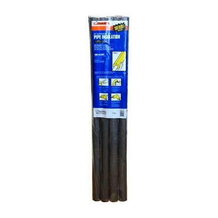 Insulator Horse - THERMWELL PRODUCTS 4-Pack 3-Ft. Pre-Slit Foam Pipe Insulation P12X
