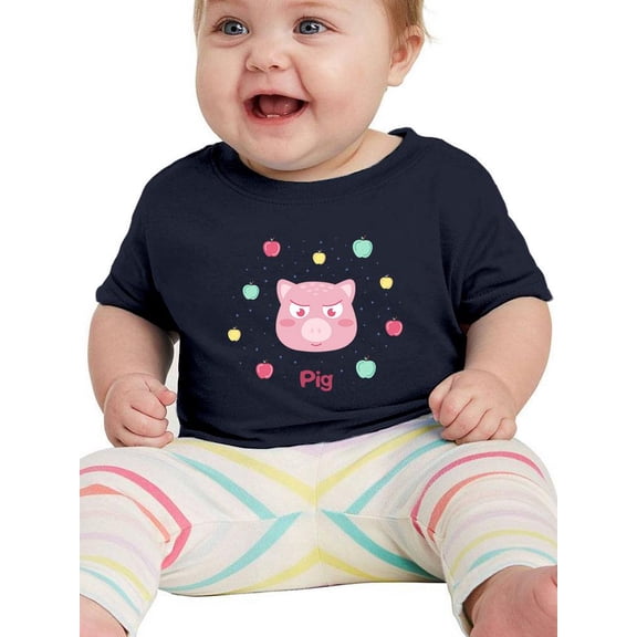 Storybook Pig Face T-Shirt Infant -Image by Shutterstock,  18 Months