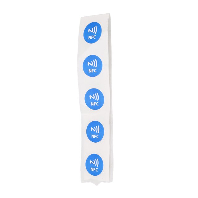 30Pcs NFC Tags PVC Waterproof Stickers with 504 Bytes Programmable NFC Round Rewritable NFC Card for Phones