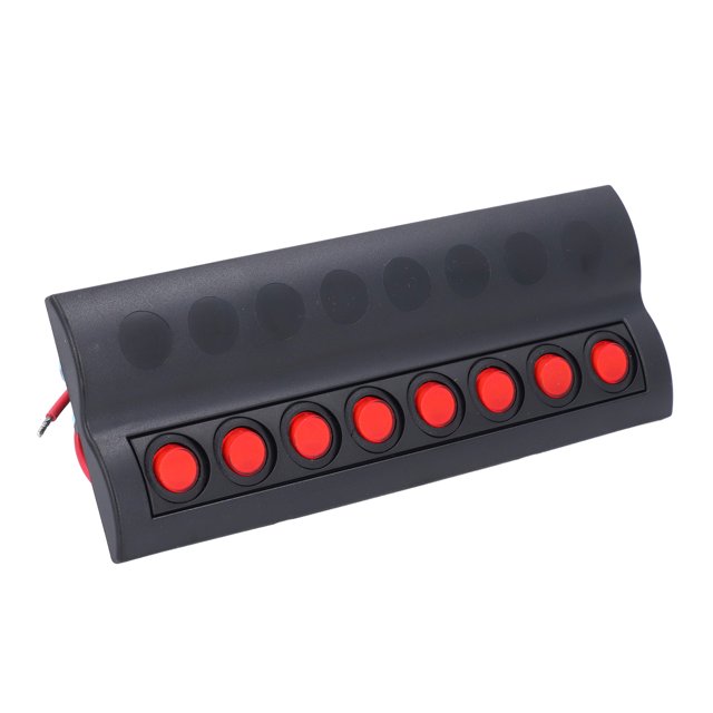 Panel De Interruptor Eléctrico, Panel De Control De Interruptor De Alta Resistencia Resistente A Impactos DC12V Para Bomba De Luz Para Barcos Yates
