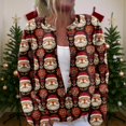 thumbnail image 3 of Women'S Christmas Sweater Cute Fun Christmas Sweater Fall And Winter Long Sleeve Knitted Sweater for Fall and Winter, Festive and Cozy, Great as Christmas Sweaters for Women ,Deep Red,L, 3 of 7
