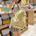 thumbnail image 6 of Star Print Backpack, Lightweight Breathable Transparent Front Pocket Backpack, Heavy Duty Laptop Backpack for Outdoor Work, Black, 6 of 10