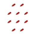 thumbnail image 1 of Abrazaderas de cuerda de viento Greeniant 10 piezas accesorio impermeable para acampar Rojo, 1 of 6