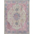 thumbnail image 4 of BoutiqueRugs Eufaula Traditional Runner Rug - Purple, Red, Burgundy - 3'2" x 8'2" Runner, 4 of 10