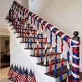 thumbnail image 4 of Patriotic Streamers for 4th of July Decorations – Red White and Blue Crepe Paper Streamers, 4 Pack, 118 Inches Each, for Party, Stair Railing, and Ceiling Decor, 4 of 6