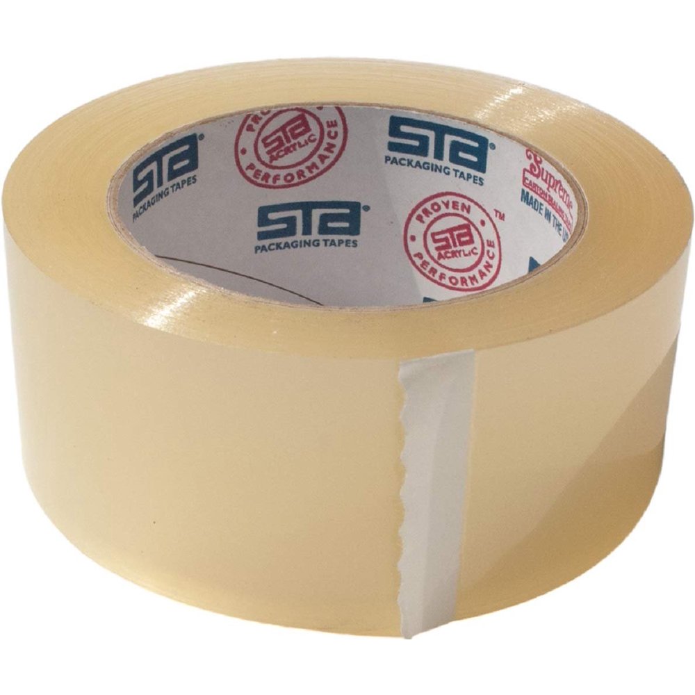 36 Rolls of Clear Carton Sealing Tape 2" x 110 yds. Thickness 1.8 Mil