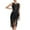 Black, variant on XFLWAM 1920s Flapper Dress for Women Sleeveless Slip Beaded Dress Roaring 20s Great Gatsby Custome Dress for Cocktail Party Prom Dress