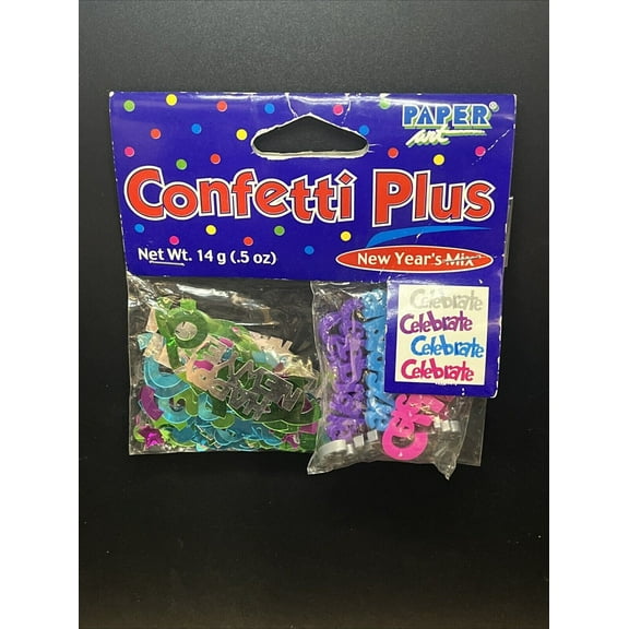 New Years Mix Celebration Confetti Plus - New Years Colorful Mix