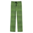 thumbnail image 5 of Fewfanhot Men's Plaid Print Pajama Pants Loose Straight Vintage & Elastic Waist Casual Leisure Sleepwear Pants with Pockets, 5 of 9