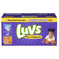 Luvs Ultra Leakguards Diapers (Choose Size and Count)