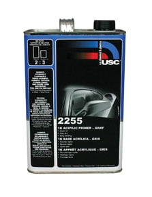 US Chemical & Plastics 2255-1 4.5 VOC 1K Acrylic Gray Primer, Gallon USC-2255-1
