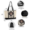 thumbnail image 2 of FORMRS Canvas Laptop Tote Bag for Women with 15.6" Computer Compartments Shoulder Handbag, Space Record, 2 of 7