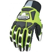 Youngstown Glove Company Titan XT Lined with Kevlar, Lime/Black, Large 09-9083-1