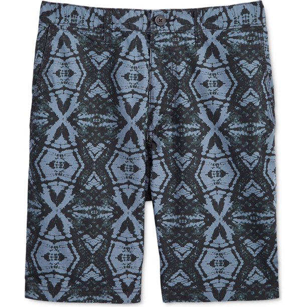 American Rag Hombres Geo-Pattern Casual Walking Shorts, Azul, 36 American Rag Caminando