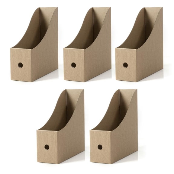Cardboard Document Organizer Storage Box Magazines Holders Desktop File Holder