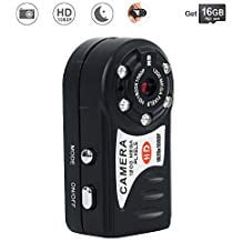 Wiseup 16GB 1080P HD Small Pocket Camera Recorder Mini DV Camcorder Video Recording Gadget Size