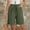 Army Green, variant on CheerKidz Women's Summer Loose Short Pants Drawstring Elastic Waist Casual Pockets Pants Lightweight Breathable Comfy Lounge Shorts for Travel(Army Green,L)