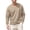Khaki, variant on Sweatshirts for Men 2026 Fall Winter Long Sleeve Plain V Neck Jacquard Knitted Sweatshirt Mens Pullover Top