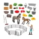 thumbnail image 2 of Set de juego de caballo y jinete, set de caballos de juguete, animales de granja, juguetes de establo para niños de 3 años en adelante. 10209, 2 of 9
