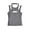 Gray, variant on Summer Tank Women Off The Shoulder Halter Thread Slim Slim Tight Inside With Beautiful Back Top,Red