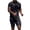 Black, variant on Vedolay Workout Short Set Men's 2 Piece Summer Outfits Casual Shirts and Classic Fit Sport Shorts Sets,Sky Blue XL