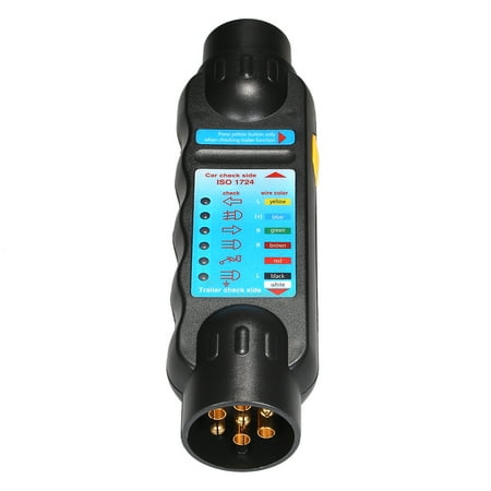7 Pin Towing Trailer Light Tester Horsebox Caravan Car Truck Vehicle Electric Diagnostic Wiring Circuit Socket Plug Test Tool Canada 7 Pin Towing Trailer Light Tester, How To Test Wiring On A Trailer