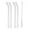 Style B, variant on Luzkey 4 Pieces Glass Smoothie Straws Glass Drinking Straws Long Reusable Glass Straws for Home Party Decoration Water Iced Tea