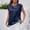 #02 Navy, variant on Women's Satin Cap Sleeve Shirts Square Neck Summer Blouses Breathable Office Work Loose Fit Tops, #02 White, XXL