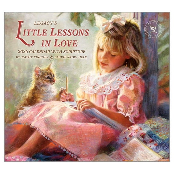 Legacy Publishing Group, Little Lessons In Love 2026 Wall Calendar, 13.38'' X 12.13'', 12-Month Calendar with Wire-O Hanger Binding